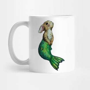 Brown Bunny Mermaid Mug